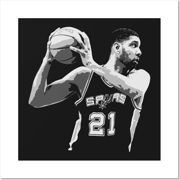 Tim Duncan Wall Art by MakNBA